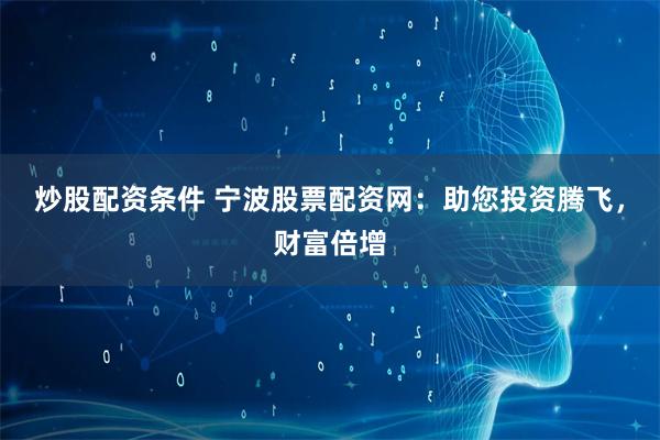 炒股配资条件 宁波股票配资网：助您投资腾飞，财富倍增
